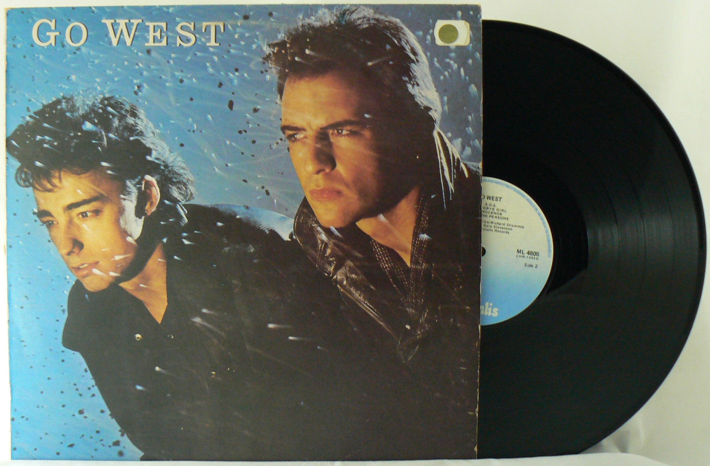 Vinyl Record Go West We Close Our Eyes 7 Inch 45 Single 1985 Pop New Wave  Synth 